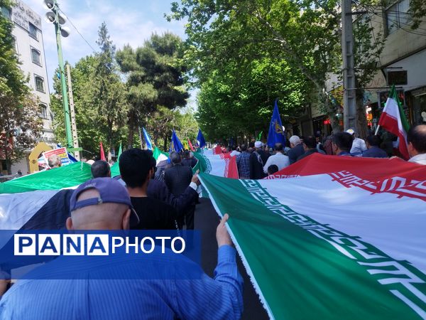 حمایت مردم شهریار از عملیات «وعده صادق»