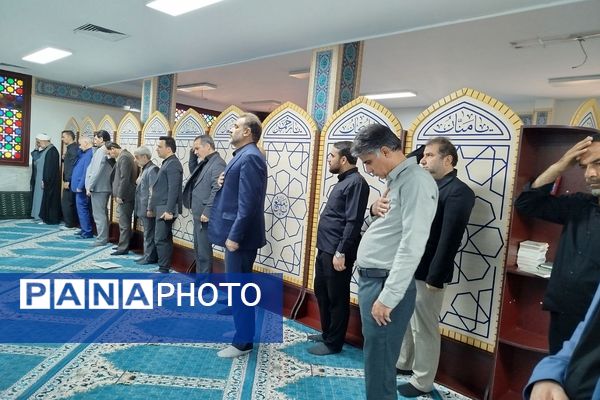 مراسم ارتحال امام خمینی (ره) در اداره آموزش و پرورش ناحیه دو شهرری 