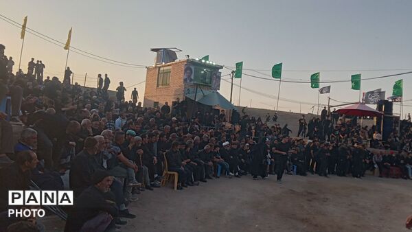 مراسم تعزیه حسینی در روستای فدیشه