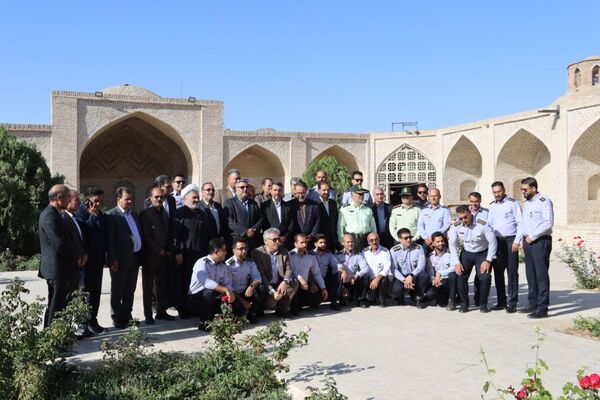 گرامیداشت روز آتش‌نشان و عطرافشانی مزار شهدای گمنام در تربت‌حیدریه