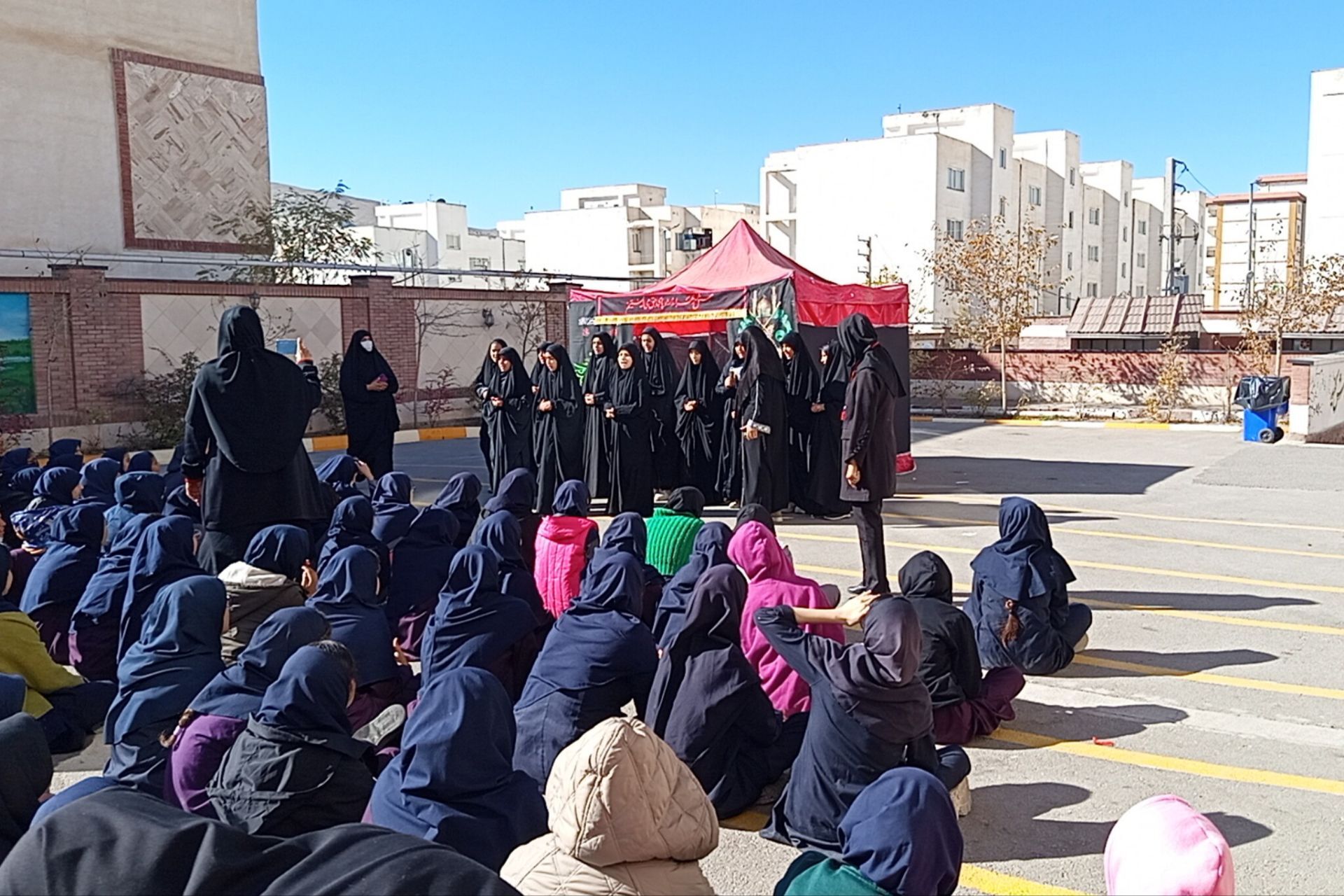 مراسم سوگواری شهادت صدیقه کبری حضرت فاطمه زهرا (س) در دبیرستان فرهیختگان۲ پردیس