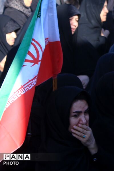 تشییع و تدفین پیکر شهید امیرحسن کاظمی