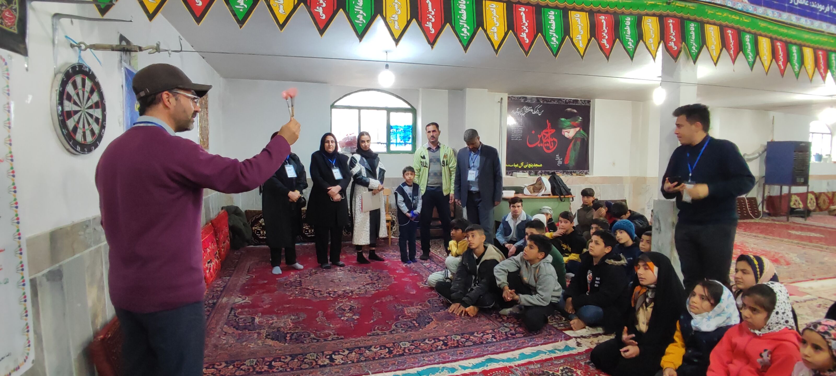 استعدادیابی مسابقات دارت در روستای چلو شهرستان شیروان