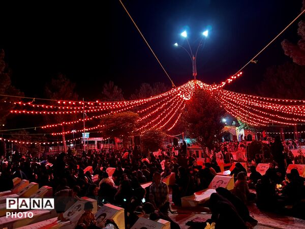 مراسم شام غریبان در ساوجبلاغ شهرک ینگی امام 