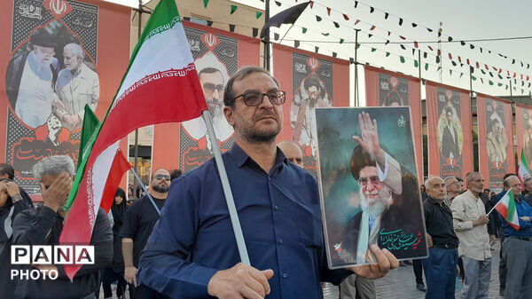 اجتماع بزرگ عزاداران امام شهید آیت‌الله العظمی سید‌علی حسینی خامنه‌ای «ره» در میدان امام حسین«ع»اصفهان