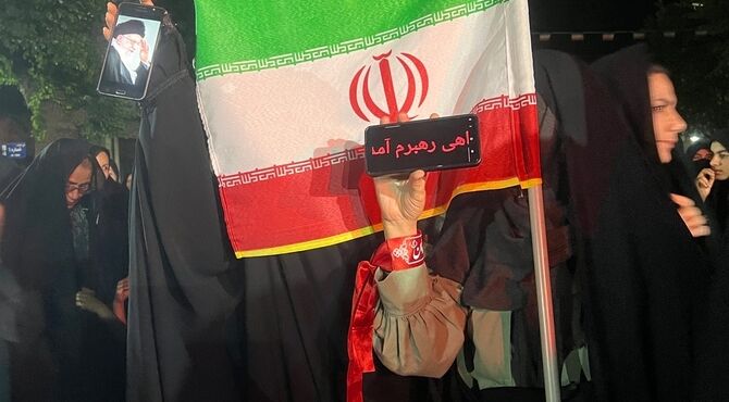 خروش انقلابی مردم چلیچه در خیابان‌ها