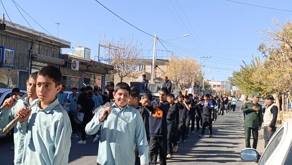 برپایی هیئت عزاداری دانش‌آموزی «قاسم ابن الحسن(ع)» در دبیرستان رئیس‌زاده خلیل‌آباد