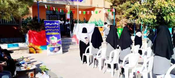 آیین نکوداشت و نواختن زنگ‌ پدافند غیرعامل در شهرستان کلات