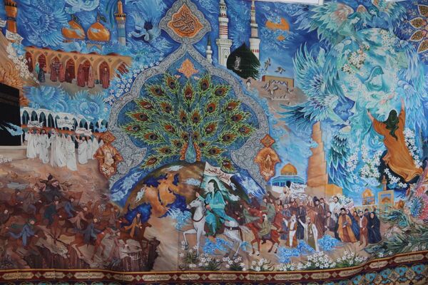 حضور باشکوه جاماندگان اربعین حسینی در شهر ری