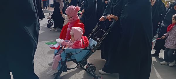 حضور پر شور کودکان و نوجوانان خلیل آبادی در راهپیمایی ۲۲ بهمن