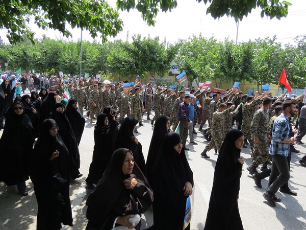 حضور پرشور مردم شهرستان بجنورد در راهپیمایی حمایت از غزه 