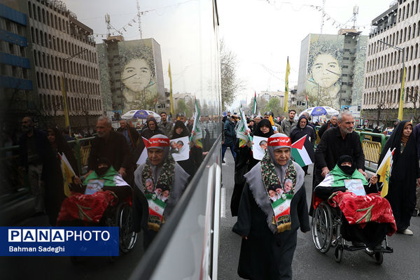 مراسم راهپیمایی روز قدس در تهران