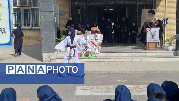 یک روز ورزشی در دبیرستان معراج تبریز