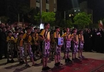 بیعت ورزشکاران نیشابوری با رهبر انقلاب