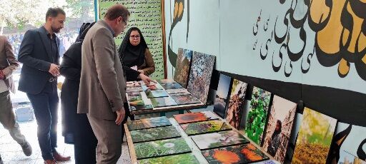 نمایشگاه هنرهای دستی و نمایشگاه کسب و کار دانش‌آموزی در هنرستان ثمین شهرستان سملقان