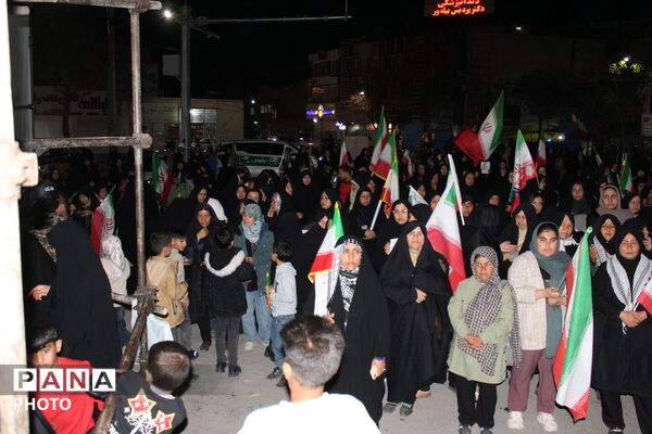 جلوه هایی از حضور باشکوه مردم آشخانه در راهپیمایی