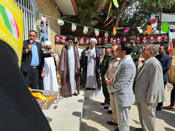 آیین بازگشایی مدارس و افتتاح نماز خانه، در آموزشگاه تکتم باخرز