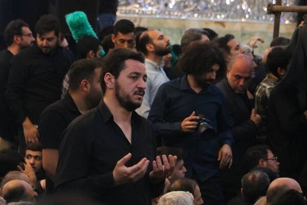 وداع با پیکر مطهر شهید حسین امیرعبدالهیان در شهرستان ری