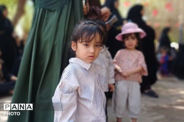 تجدید میثاق مردم رودبار جنوب با آرمان‌های حسینی در جوار قبور شهدای گمنام