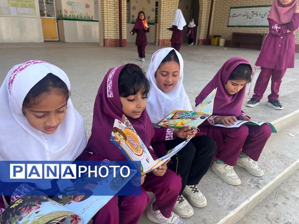 نمایش‌های خلاقانه دانش‌آموزان سیریک به‌مناسبت هفته کتاب