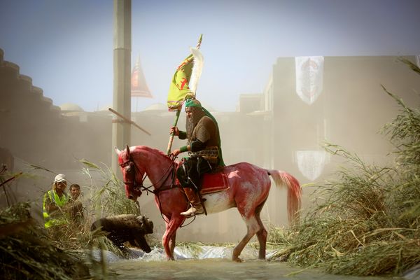 مراسم تعزیه‌خوانی در امامزاده شاه‌کرم اصفهان