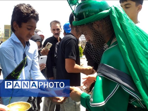 حضور هیئت های عزاداری سید الشهدا در حرم مطهر رضوی