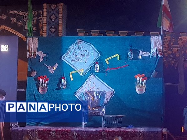 مراسم مهمانی شهدا در گلزار شهدای بهشت فضل نیشابور 