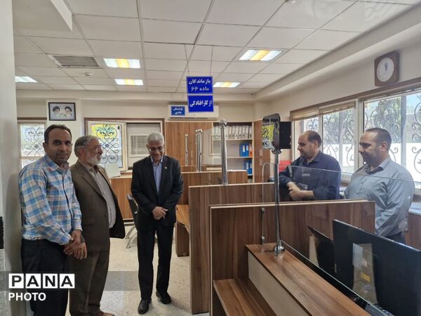 حضور فرماندار شهرستان بیرجند در اداره تامین اجتماعی منطقه یک 