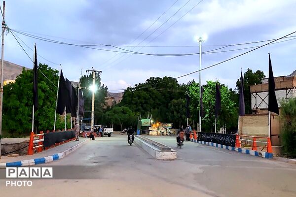 شهر بار، رنگ بوی محرم گرفت برای خون خدا