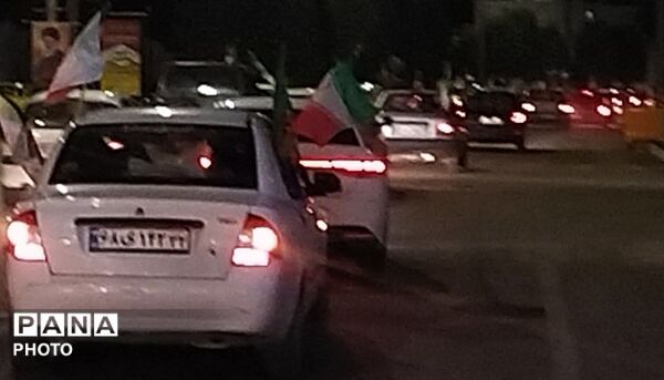 رژه ماشینی در سراسر شهر نیشابور-۳