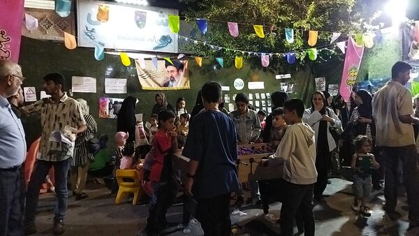 موکب کودک در مهمانی کیلومتری عید  غدیر خم نیشابور 