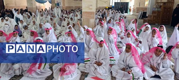 جشن تکلیف ۶۶۰ فرشته کوچک در جازموریان