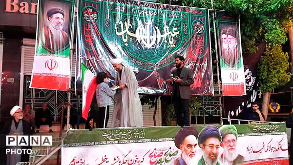 مراسم عزاداری شب های دهه اول محرم در شهرستان درگزین با حضور عزاداران شهر شاهنجرین