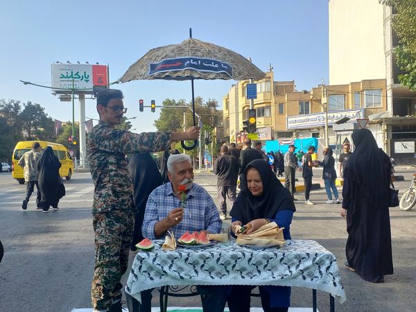 پیاده روی جاماندگان اربعین در اصفهان