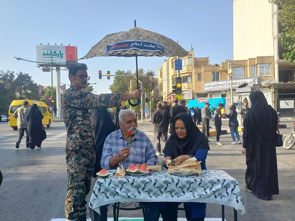 پیاده روی جاماندگان اربعین در اصفهان