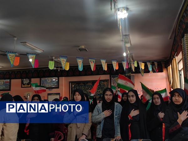 یادآورحماسه سیزدهم آبان دردبیرستان شاهدشهید قاسم سلیمانی