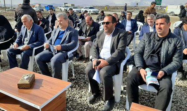 افتتاح پروژه سنگ‌چینی رودخانه فصلی شهر پالیز