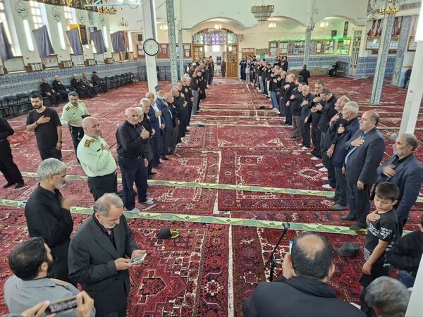 مراسم سوگواری و عزاداری خیابانی ۲۸ صفر در اهر 