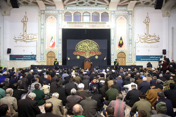 مراسم عزاداری سالروز شهادت هفتمین امام در حرم حضرت معصومه(س)