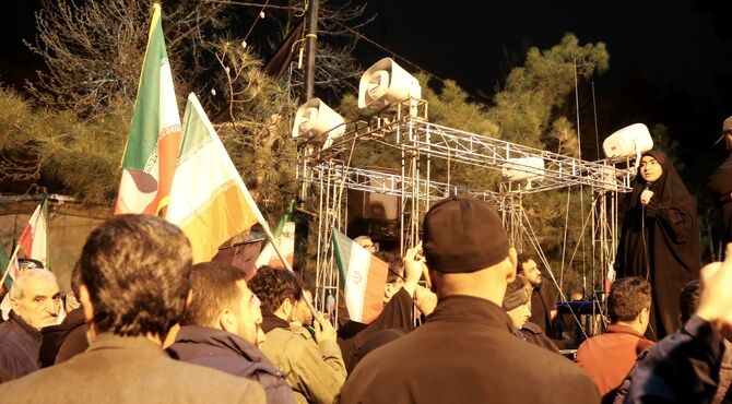 رجز خوانی دانش‌آموز خبرنگار پانا کرمانشاه 