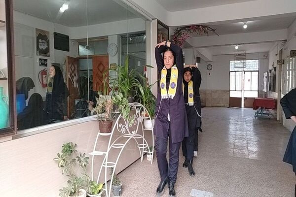 بیست و هفتمین مانور زلزله سراسری در دبیرستان شهید مجید دهنوی نیشابور 
