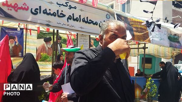 موکب جهان محله امام خامنه ای شهید در خیابان مصباح یزدی مشهد 