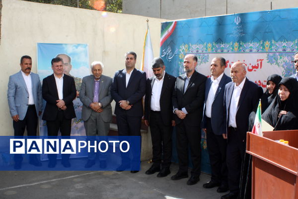 آیین خشت‌گذاری دبستان شهید خداقلی