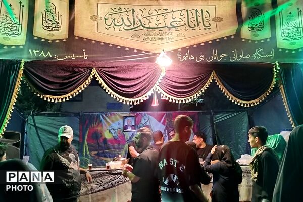  مراسم حزن انگیز شام غریبان در شهرک فرهنگیان شهرستان رباط‌کریم