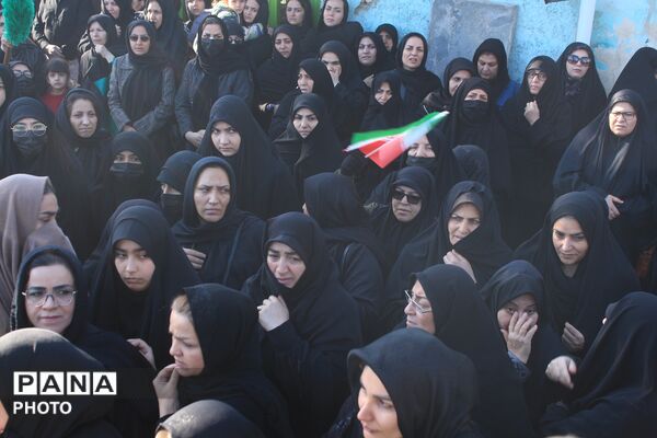 تشییع و تدفین پیکر شهید امیرحسن کاظمی