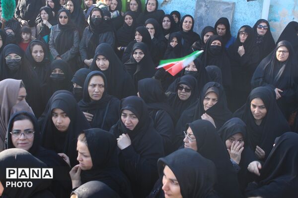 تشییع و تدفین پیکر شهید امیرحسن کاظمی