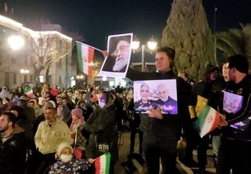 بانگ الله اکبر مردم شیراز در شب ۲۲ بهمن ۱۴۰۳