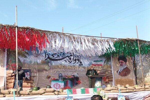 تشییع پیکر پاک شهید گمنام پدافندهوایی در بهبهان