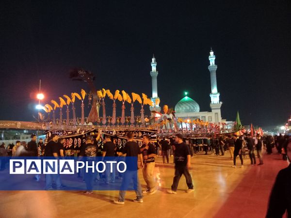 عزاداری هیات بنت الحسین (ع) در حرم بانوی کرامت 