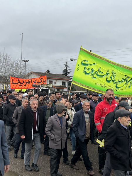 راهپیمایی 22 بهمن در اطاقور 
